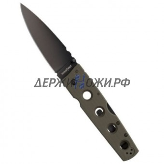 Нож Hold Out II Black CTS XHP Blade OD Green G-10 Cold Steel складной CS 11HLVG